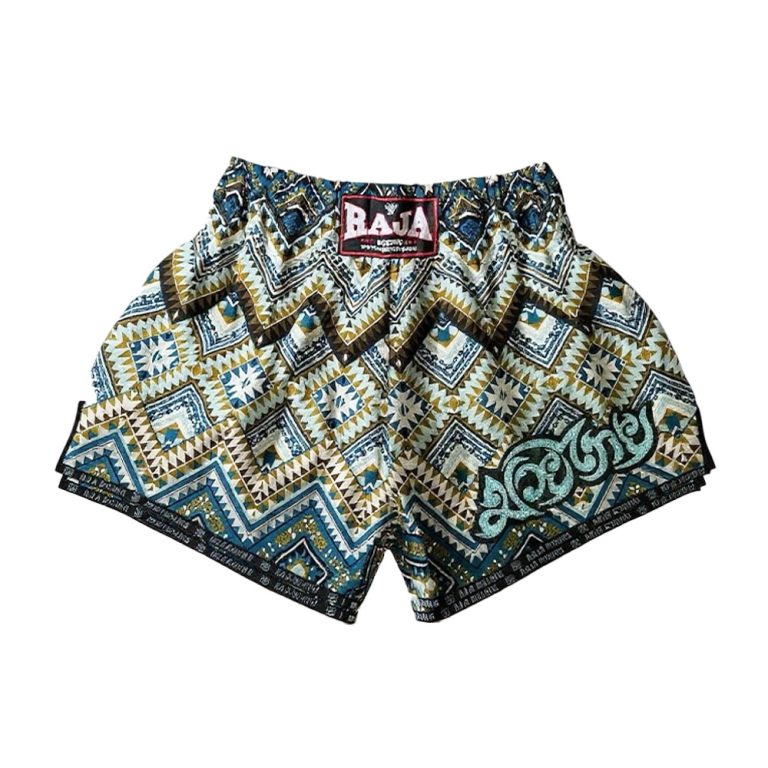 Calções Muay Thai RAJA - Tribal dourado