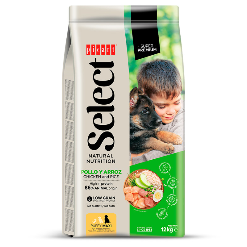 Picart Select Puppy Maxi - Frango e Arroz (12 Kg) Picart Select Puppy Maxi - Frango e Arroz (12 Kg)