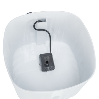 Fonte de Água "Flower" 2L (Branco/Cinza)