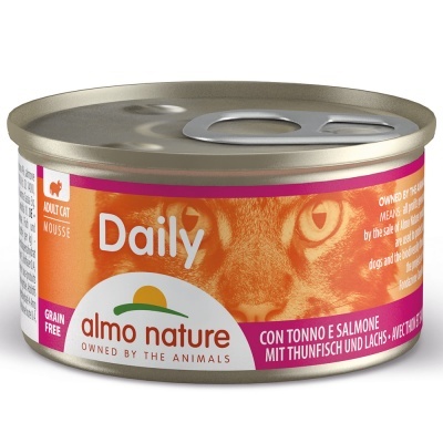 Almo Nature Cat Daily - Mousse Atum e Salmão (85g)