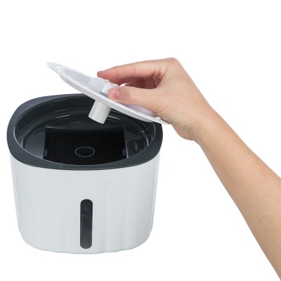 Fonte de Água "Flower" 2L (Branco/Cinza)