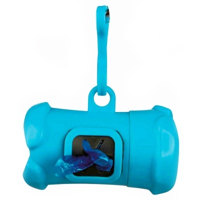 Dispensador plástico para sacos de dejetos Dispensador plástico para sacos de dejetos