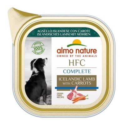 Almo Nature HFC Dog Complete - Cordeiro Islandês com Cenoura (85g)