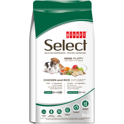 Picart Select Puppy Mini - Frango e Arroz