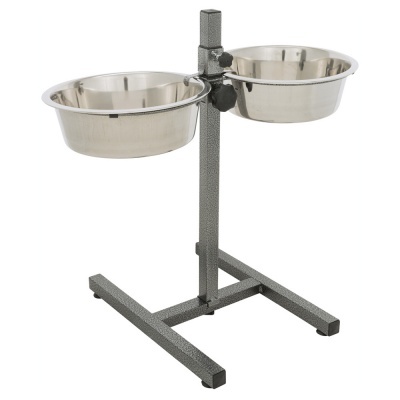 Suporte Duplo Regulável com 2 Gamelas (2.8 L)