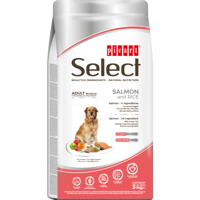 Picart Select Cão Adulto Sensitive - Salmão e Arroz
