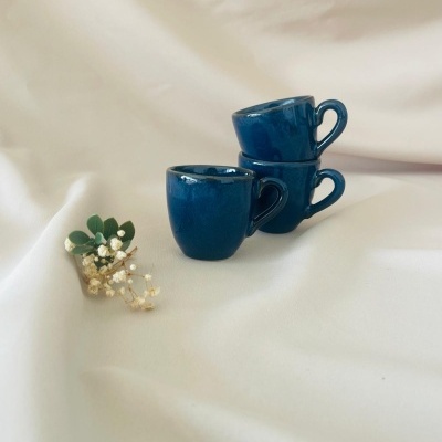 Chávena de Café Azul Cobalto