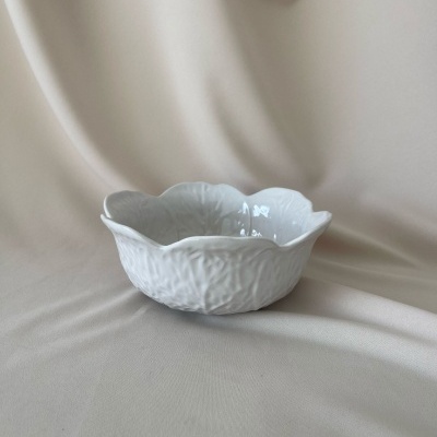 Saladeira Couve Branca | D. 22cm
