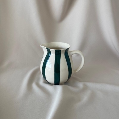 Jarro Redondo Riscas Verde