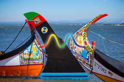 Proas e Popas de barcos Moliceiros