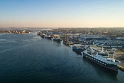 Cais dos bacalhoeiros - Vista aérea