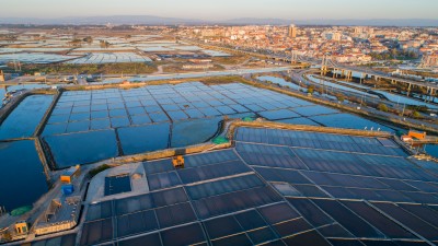 Aveiro e as Marinhas - Vista aérea