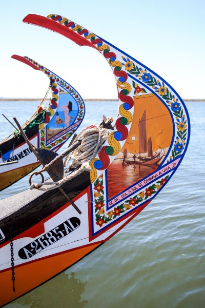 Proas de barcos Moliceiros