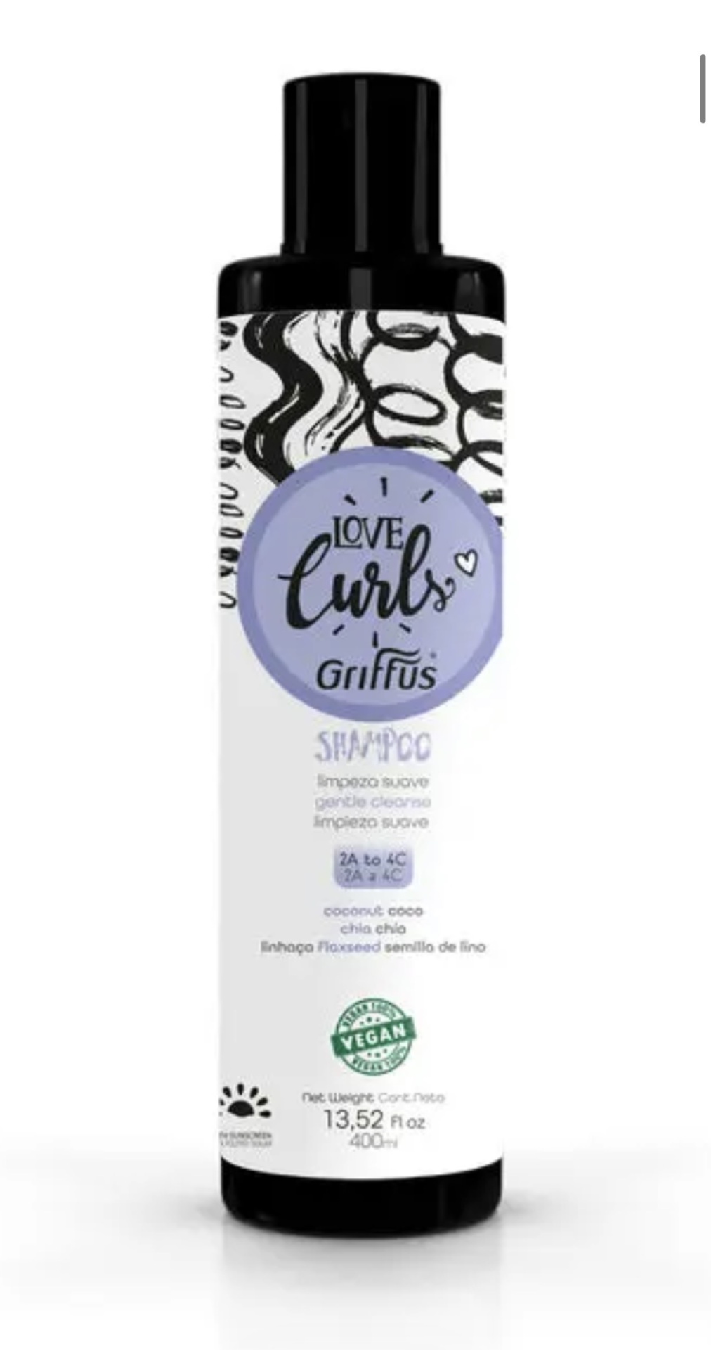 Shampoo Limpeza Suave - Love Curls | Griffus Shampoo Limpeza Suave - Love Curls | Griffus