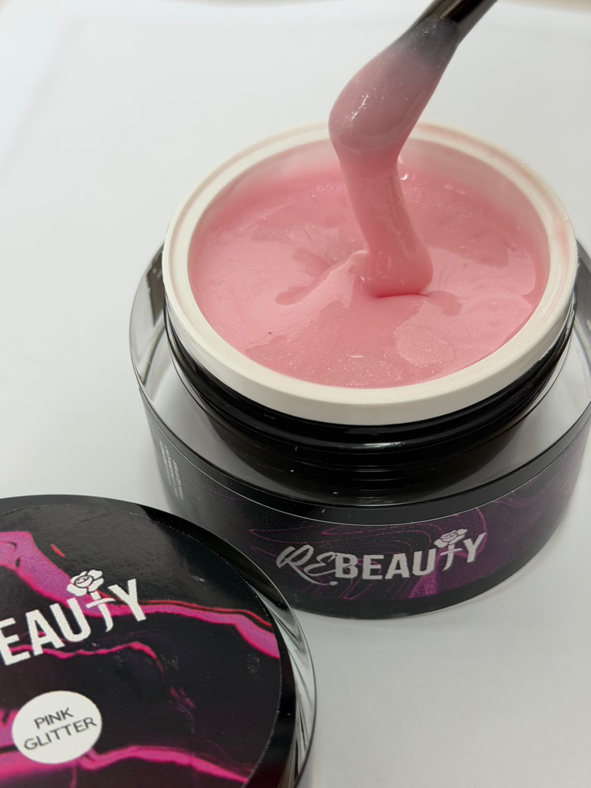 ReBeauty GEL DE CONSTRUÇÃO - PINK GLITTER ReBeauty GEL DE CONSTRUÇÃO - PINK GLITTER