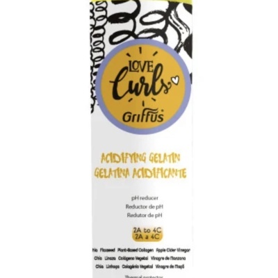  Gelatina Acidificante Redutora de pH Love Curls Griffus 420 g