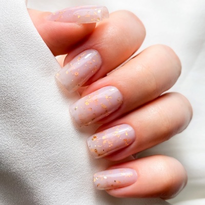 POTAL FLAKE INOCOS TÂMARA LEITOSO COM FLOCOS OURO