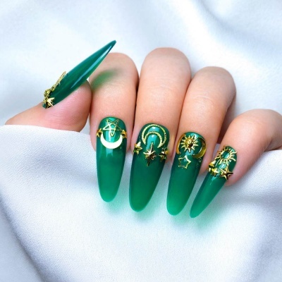 VERNIZ GEL INOCOS VERDE METAL