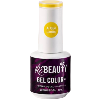 Verniz de Gel ReBeauty – Ai Que Limão | Amarelo Vibrante Coleção Sabor de Verão
