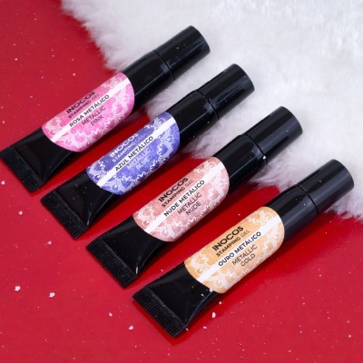 STAMPING GEL INOCOS NUDE METÁLICO