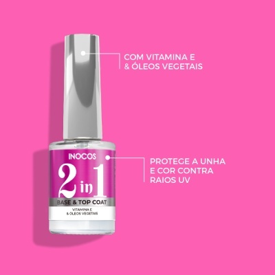 BASE & TOP COAT INOCOS 2 EM 1