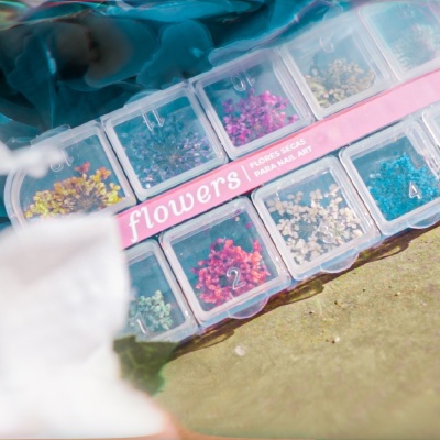 FLORES SECAS PARA UNHAS INOCOS FLORA COLLECTION