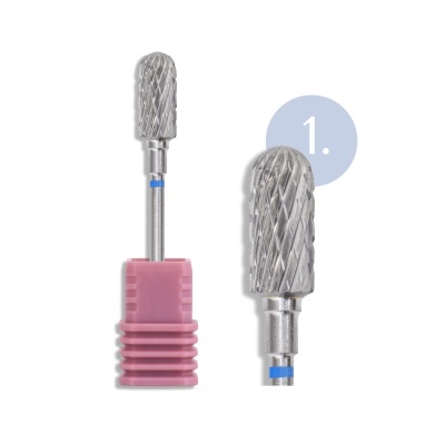 1 - BROCA CILÍNDRICA REDONDA INOCOS - CARBONO | GRÃO MÉDIO