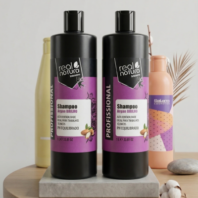 Real Natura Shampoo Argão Brilho