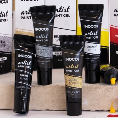 PAINT GEL INOCOS DOURADO