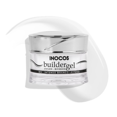 BUILDER GEL INOCOS BRANCO LEITOSO INTENSO DE MÉDIA VISCOSIDADE 30G