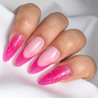 POLYACRYGEL INOCOS HOLOGRÁFICO ROSA MÁGICO