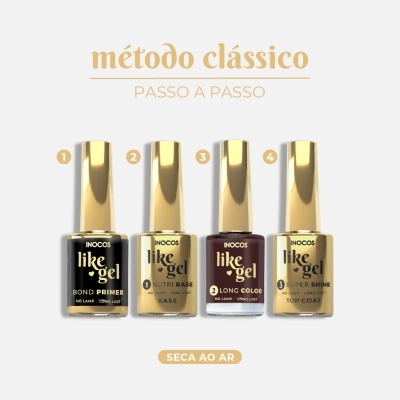 LIKE GEL INOCOS 117 CASTANHO ROXO