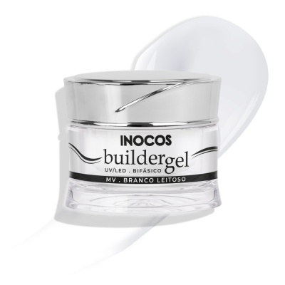 BUILDER GEL INOCOS BRANCO LEITOSO DE MÉDIA VISCOSIDADE 50G