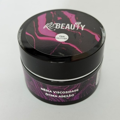 ReBeauty GEL DE CONSTRUÇÃO - PINK GLITTER