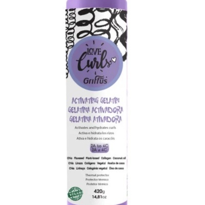 Gelatina Ativadora de Caracóis LOVE CURLS Griffus 420 g