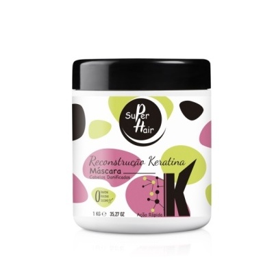 MÁSCARA RECONSTRUÇÃO KERATINA CABELOS DANIFICADOS 1KG