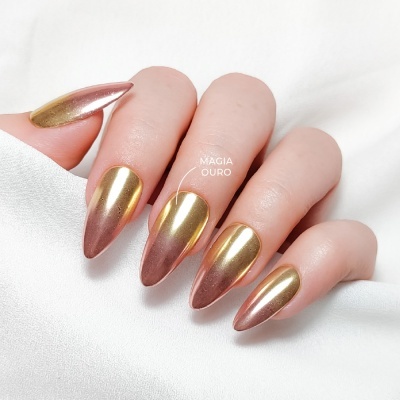 GLITTER PÓ EFEITO 2 EM 1 INOCOS MAGIA OURO