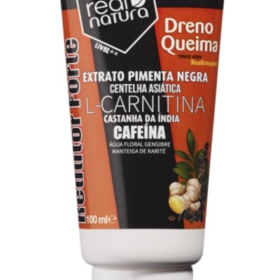 Dreno Queima Redutor forte Gel Ativo - Real Natura 100ml