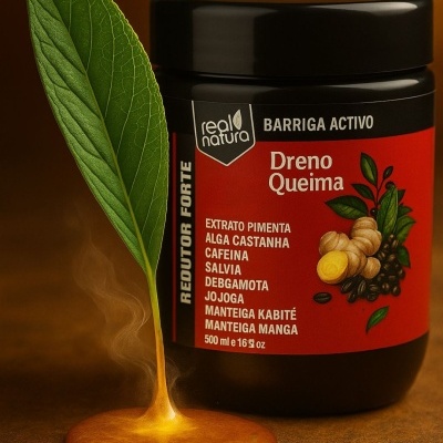 DRENOQUEIMA BARRIGA ATIVO 500ML  - O INÍCIO DA SUA TRANSFORMAÇÃO COMEÇA AQUI!
