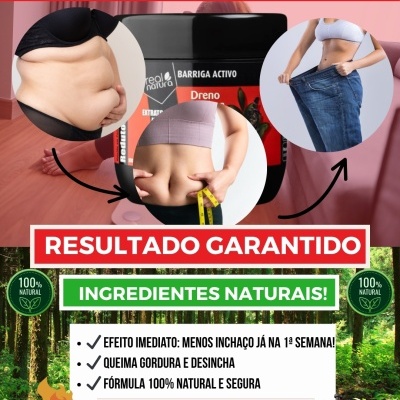 DRENOQUEIMA BARRIGA ATIVO 500ML  - O INÍCIO DA SUA TRANSFORMAÇÃO COMEÇA AQUI!