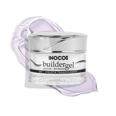 BUILDER GEL INOCOS VIOLETA TRANSPARENTE DE MÉDIA VISCOSIDADE 30G