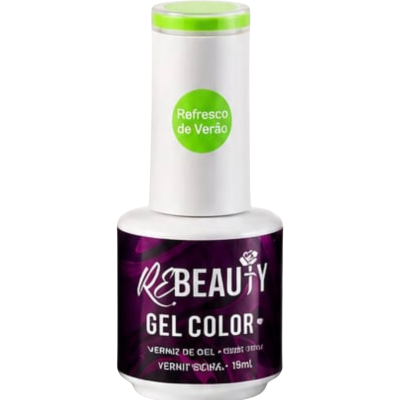 Verniz de Gel Rebeauty – Refresco de Verão | Verde Neon Coleção Sabor de Verão