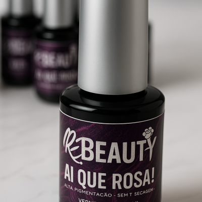Ai que Rosa - Verniz de Gel REBEAUTY – 15ml