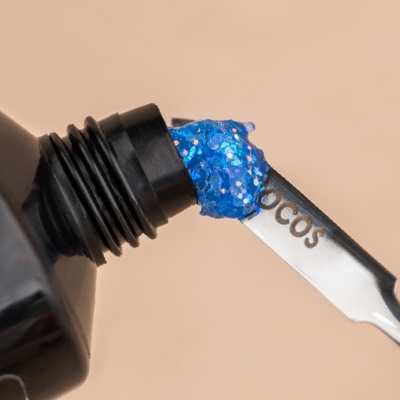 POLYACRYGEL INOCOS HOLOGRÁFICO AZUL ARCO-ÍRIS