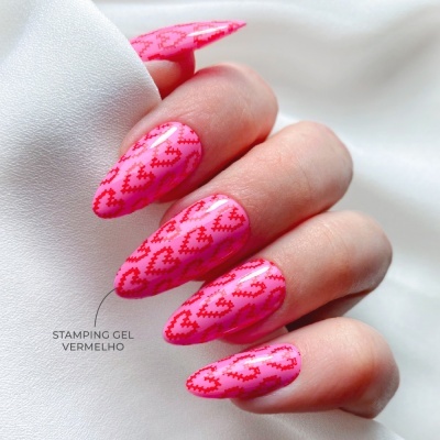 STAMPING GEL INOCOS VERMELHO