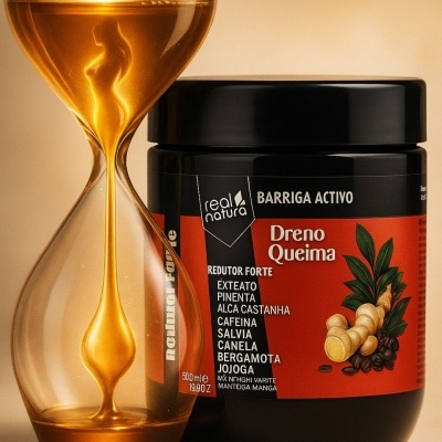 DRENOQUEIMA BARRIGA ATIVO 500ML  - O INÍCIO DA SUA TRANSFORMAÇÃO COMEÇA AQUI!