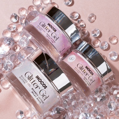 GLITTER GEL INOCOS NUDE COM GLITTER 30G