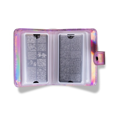 ESTOJO INOCOS HOLOGRÁFICO CARIMBOS STAMPING