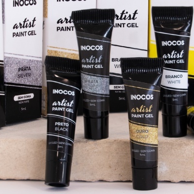 PAINT GEL INOCOS PRATA