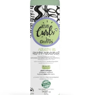 Gelatina Modeladora -  LOVE CURLS Griffus 420 g